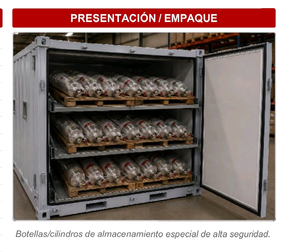 Presentación y Empaque de Cilindros de Alta Seguridad